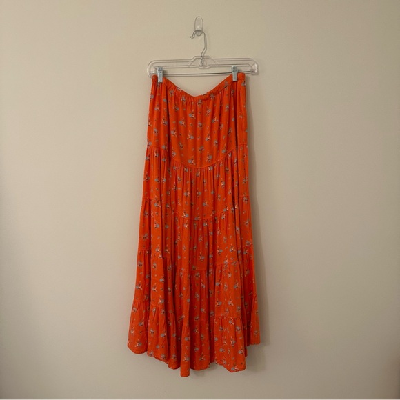 Free People Nova Tiered Maxi Skirt XS - Picture 3 of 5